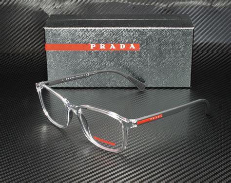 designer eyeglasses prada|Prada clear frame glasses.